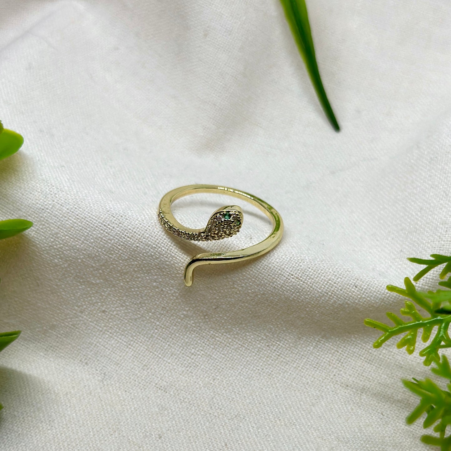 Anillo Serpiente Zirconias