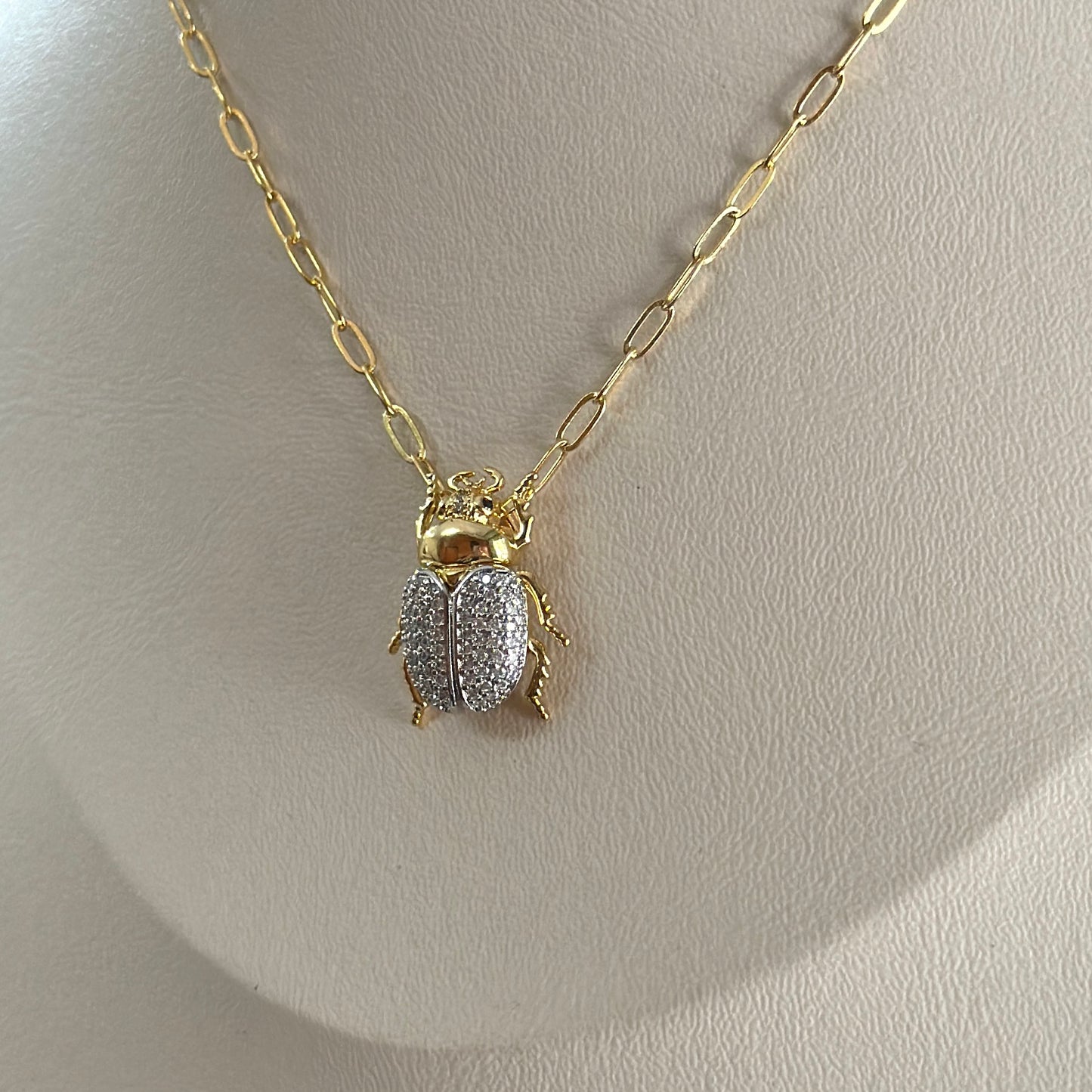 Collar Escarabajo Bitono