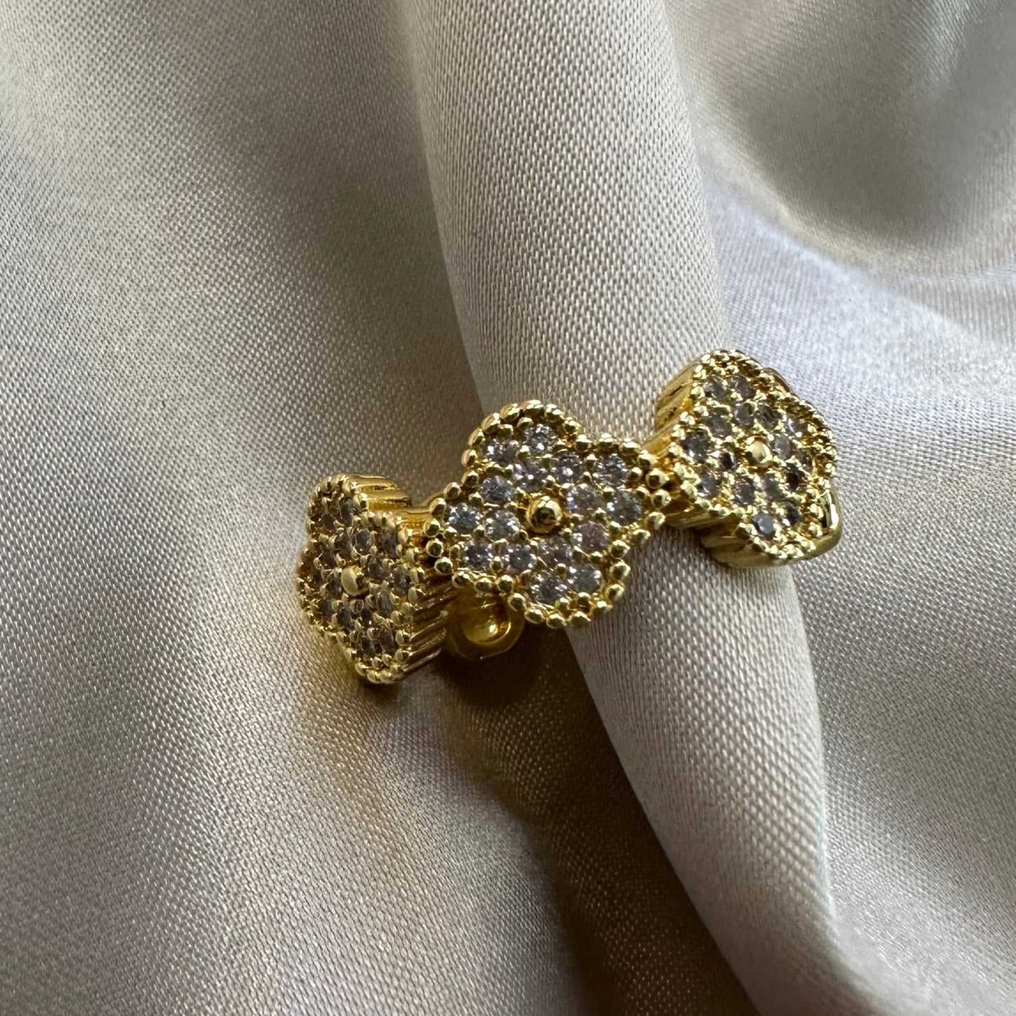 Anillo Tréboles Chunky