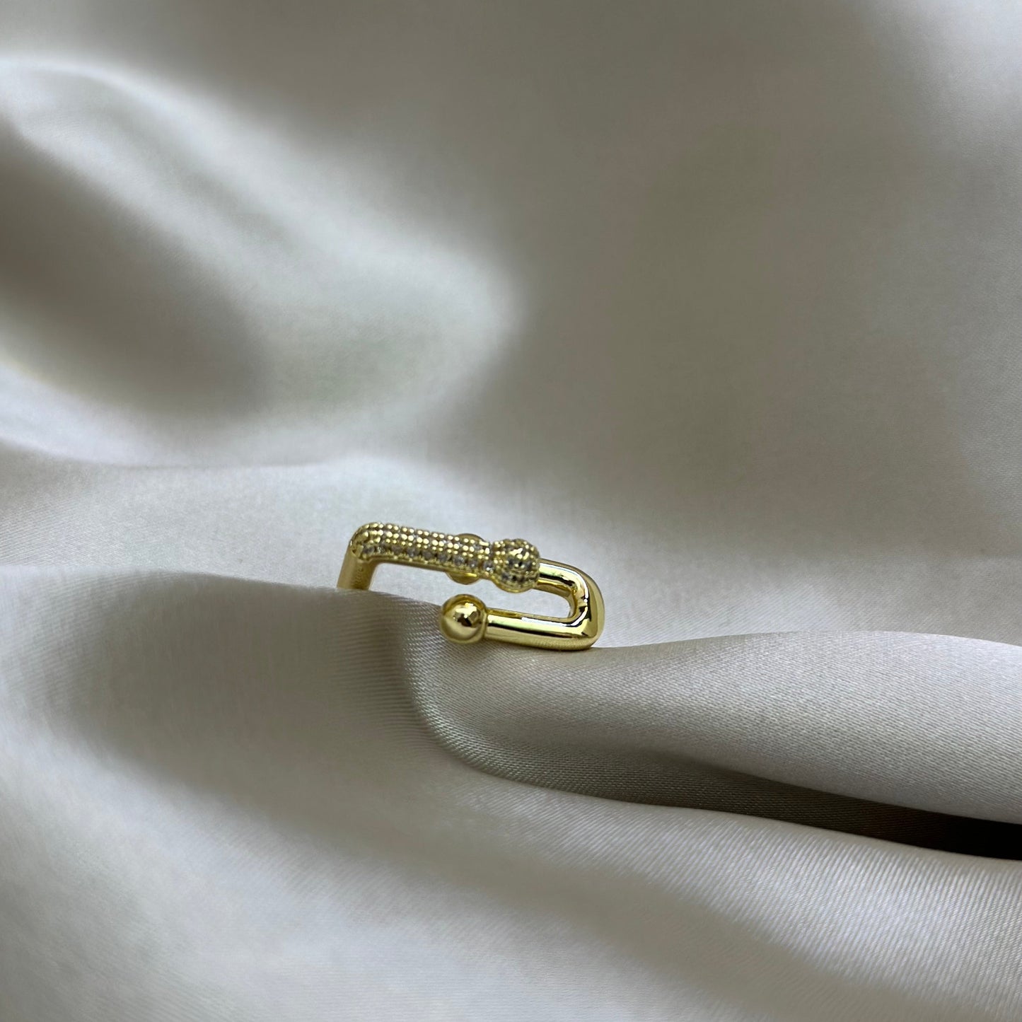 Anillo Herradura Dorado