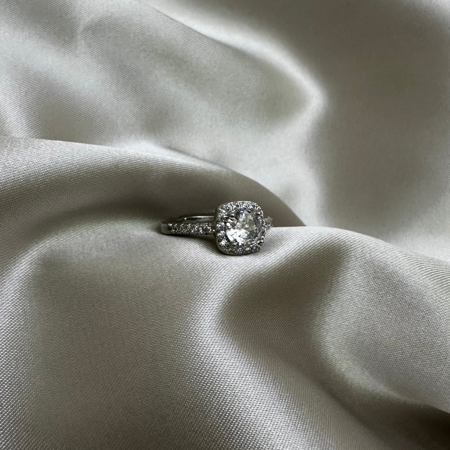 Anillo Cóctel Rodio