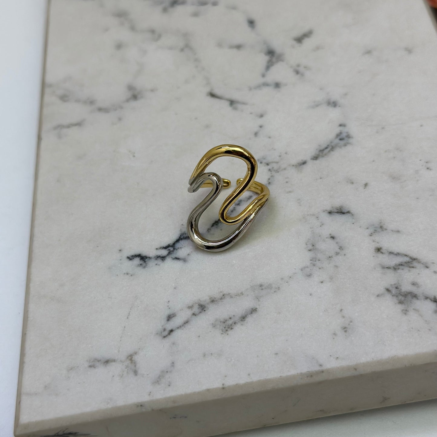 Anillo Liquid Bitono