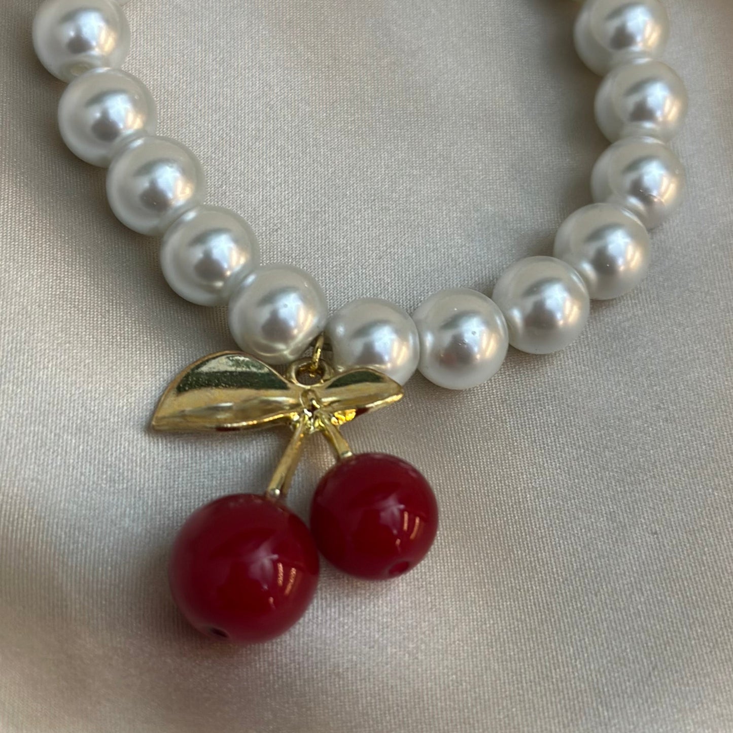 Pulsera Perlas Cherry