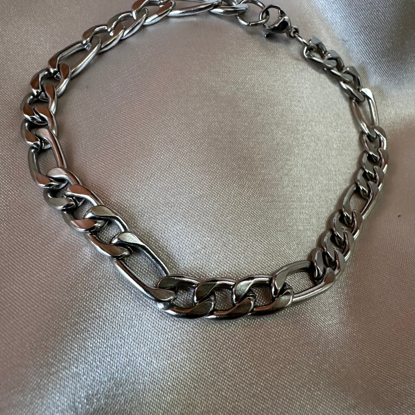 Pulso Eslabones Acero 20cm