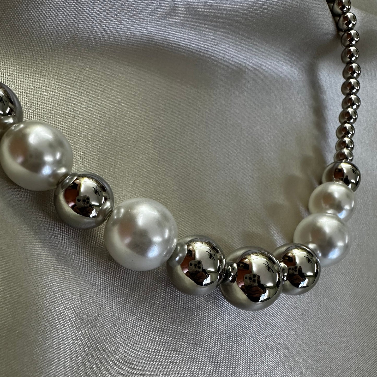 Collar Bolas Rodio