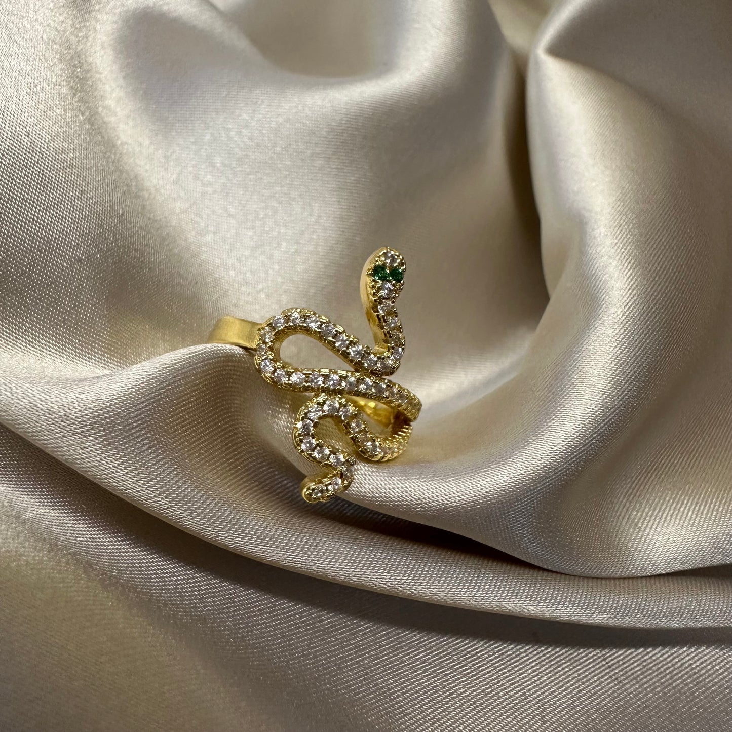 Anillo Serpiente Zirconias