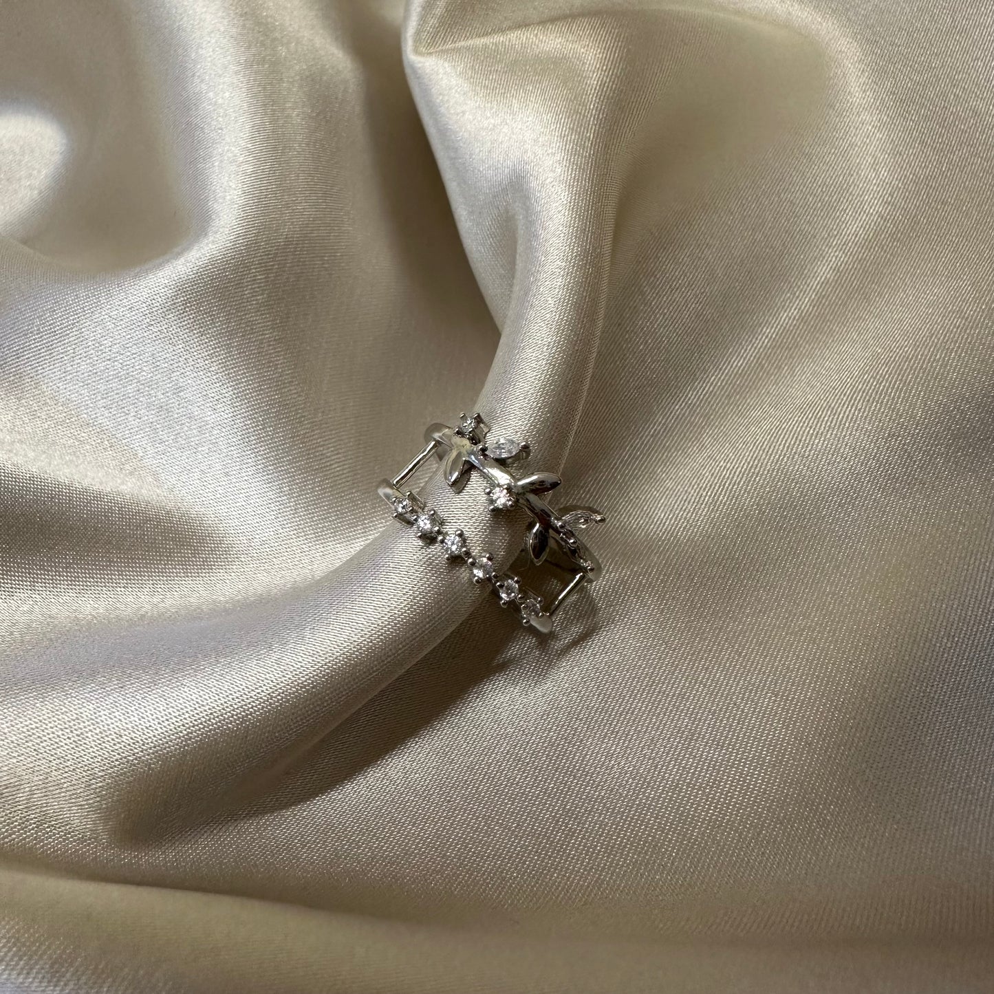 Anillo Espigas Rodio
