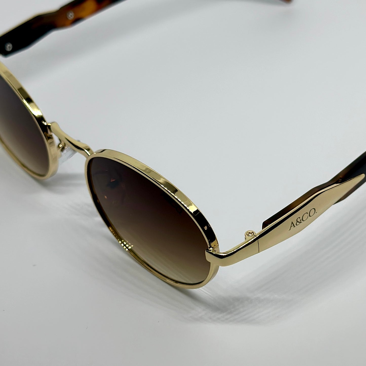 Lentes Praga Café - Dorado