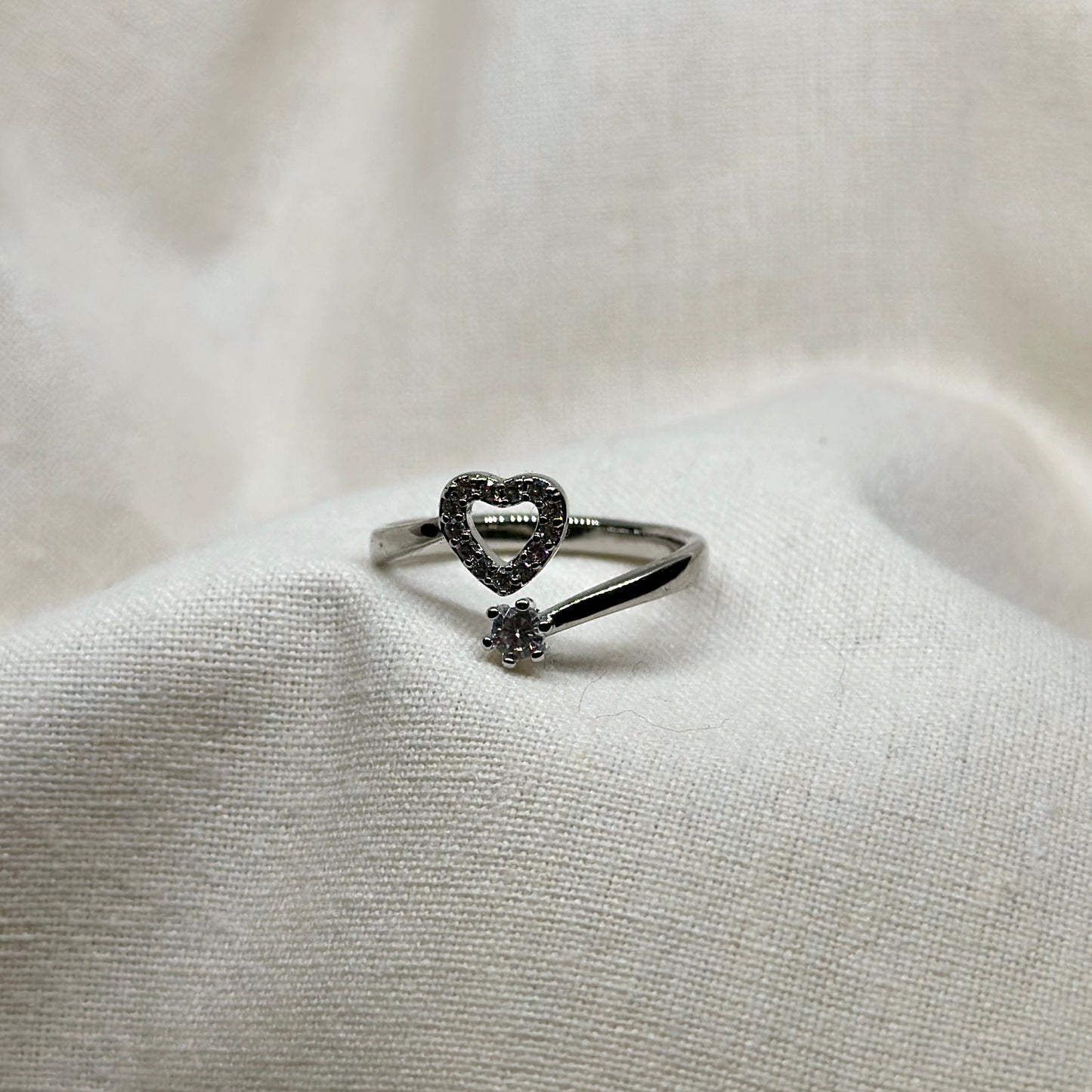 Anillo Tu y Yo Rodio