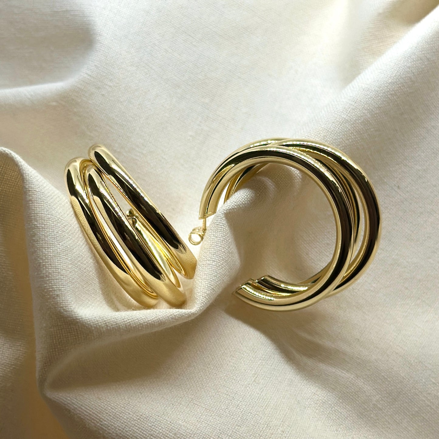 Arracadas Triple Chunky