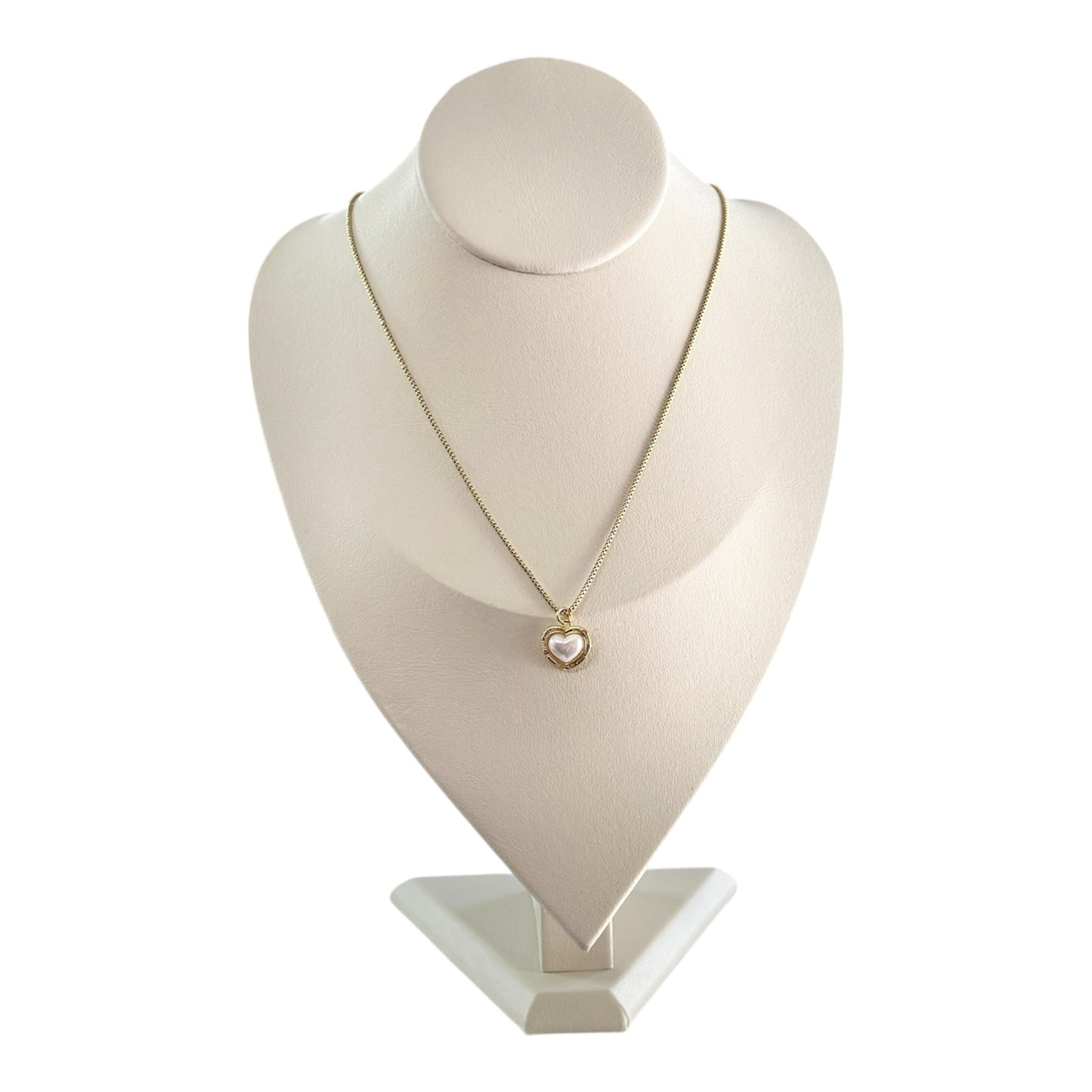 Collar Corazón Bisel