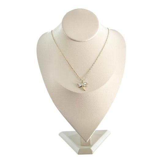 Collar Libélula Madre Perla