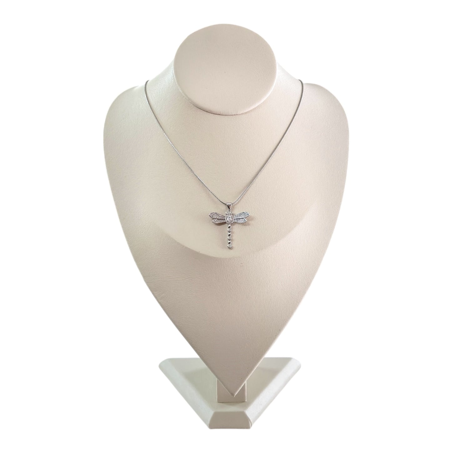 Collar Libélula Plateada