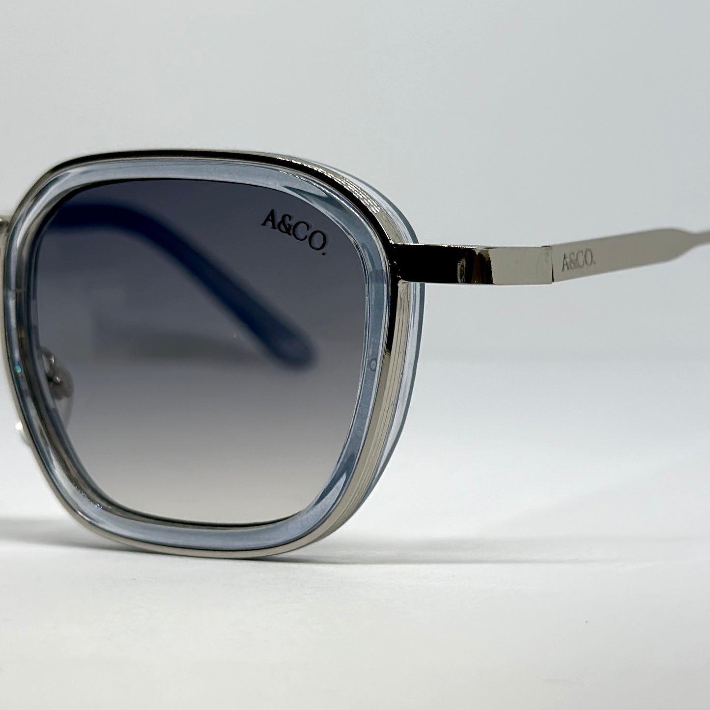 Lentes Estambul Azul - Plateado