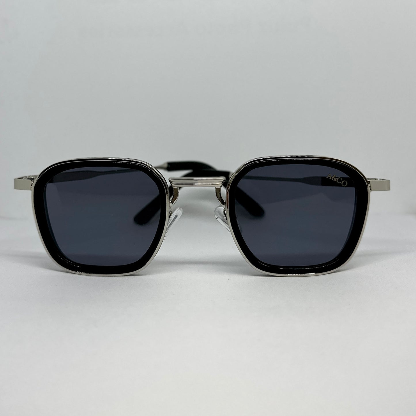 Lentes Estambul Negros - Plateado