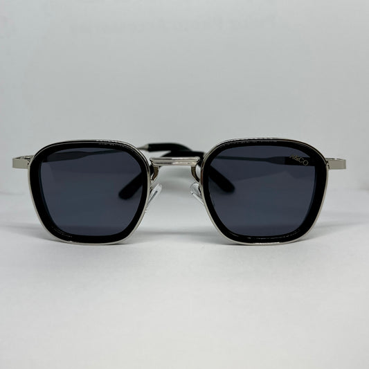 Lentes Estambul Negros - Plateado