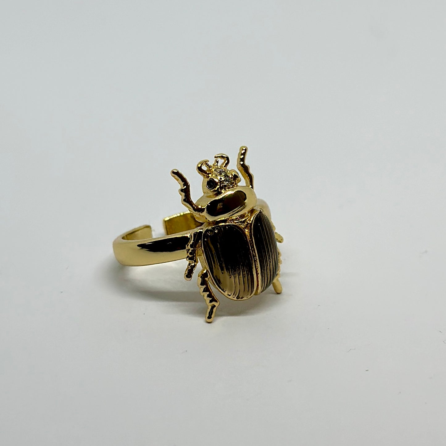 Anillo Escarabajo Negro