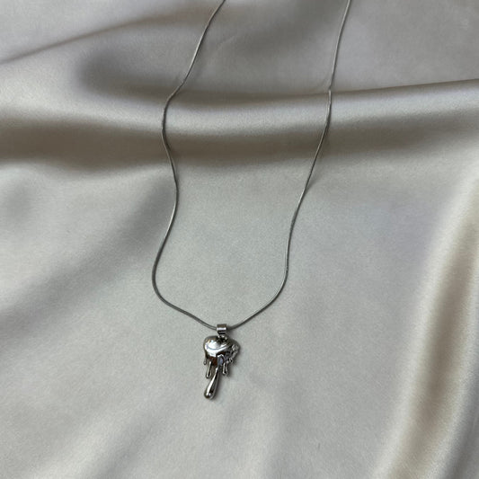 Collar Corazón Derretido