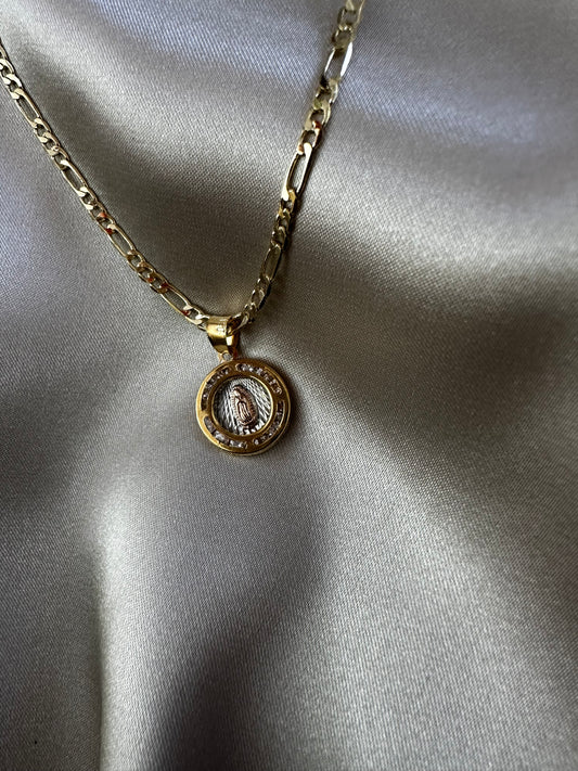 Collar Medalla Virgen Guadalupe