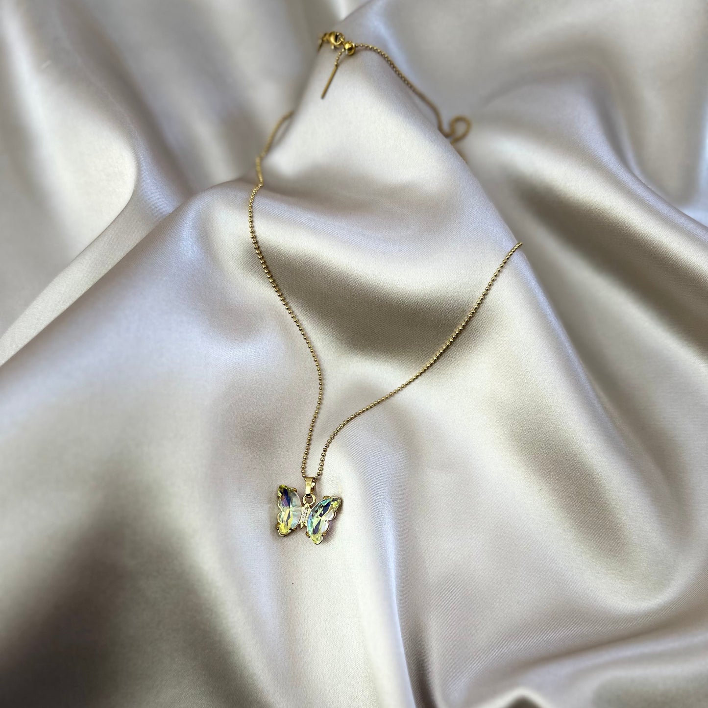 Collar Mariposa Cristal
