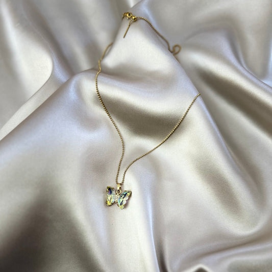 Collar Mariposa Cristal