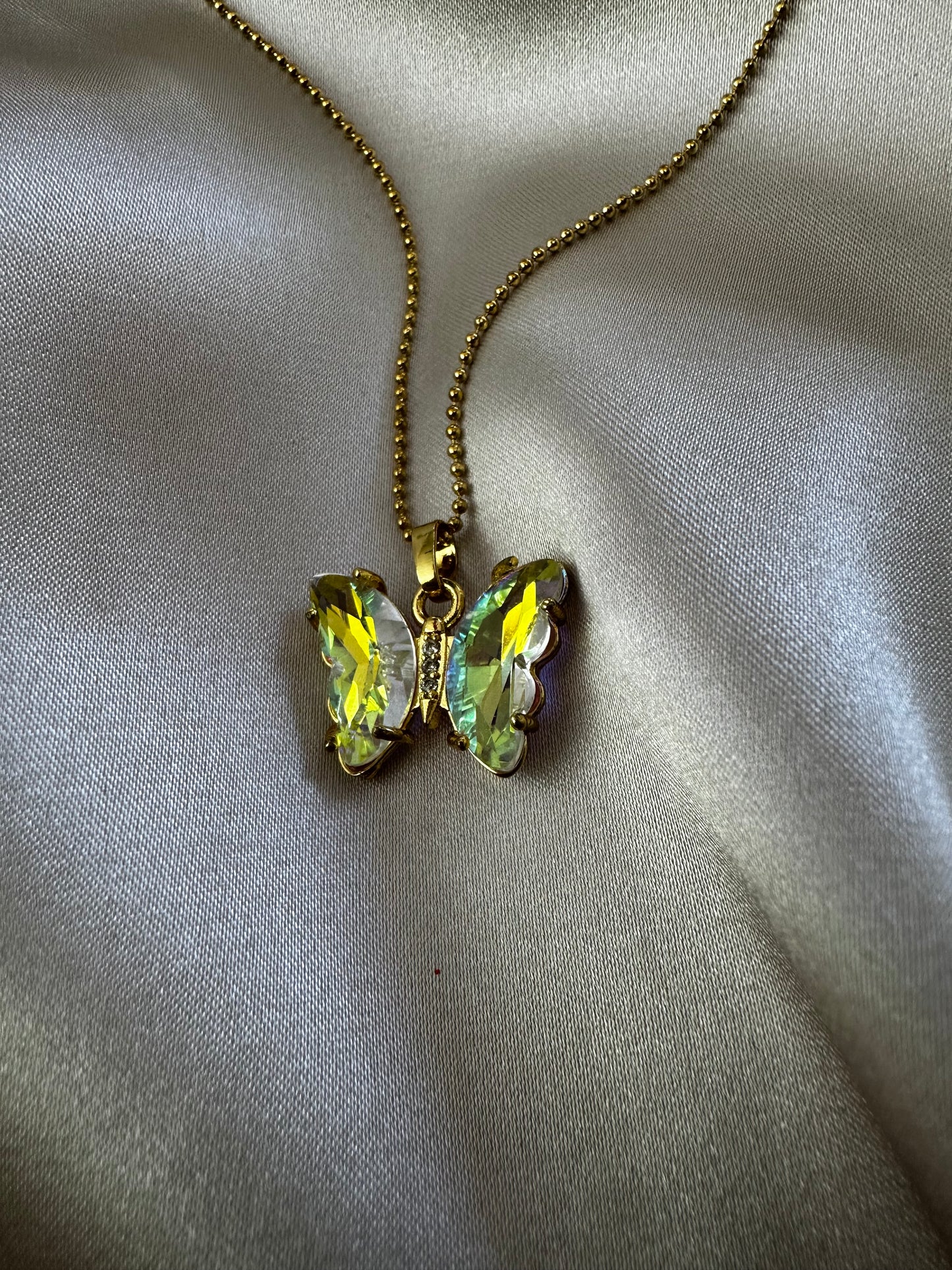 Collar Mariposa Cristal