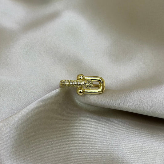 Anillo Herradura Dorado