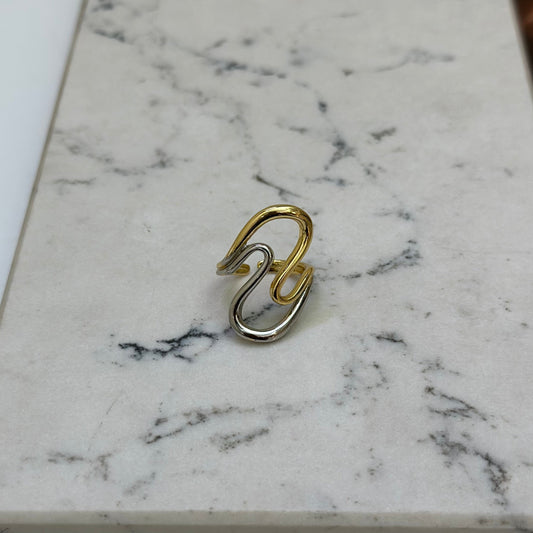 Anillo Liquid Bitono