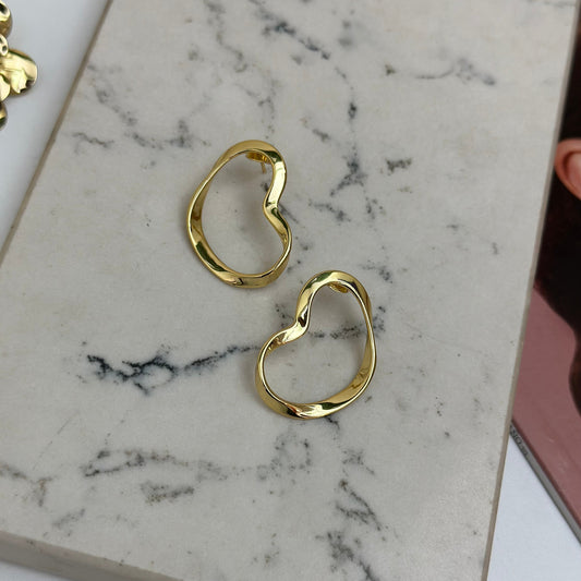 Aretes Liquid Dorados