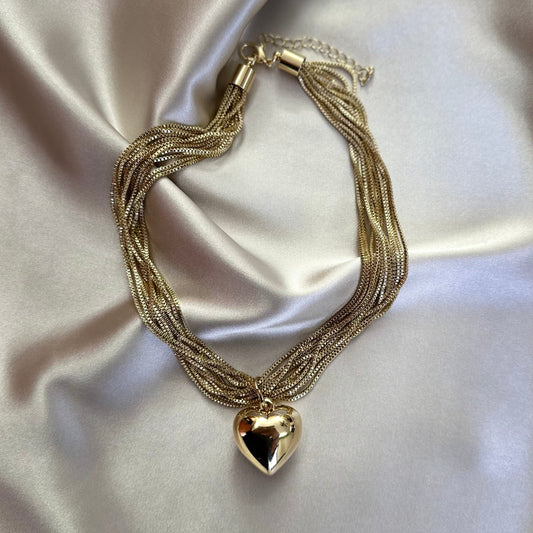 Collar Romina Dorado
