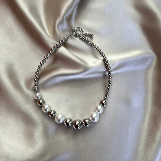 Collar Bolas Rodio