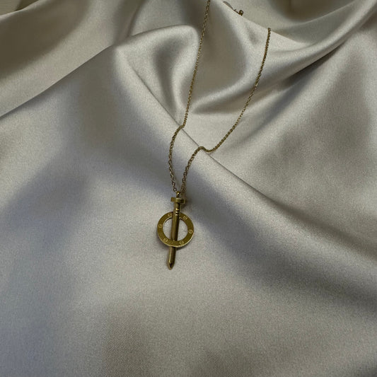 Collar Clavo Dorado