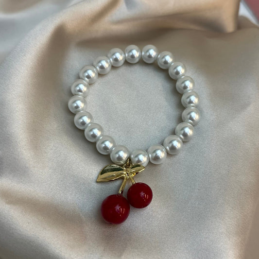 Pulsera Perlas Cherry
