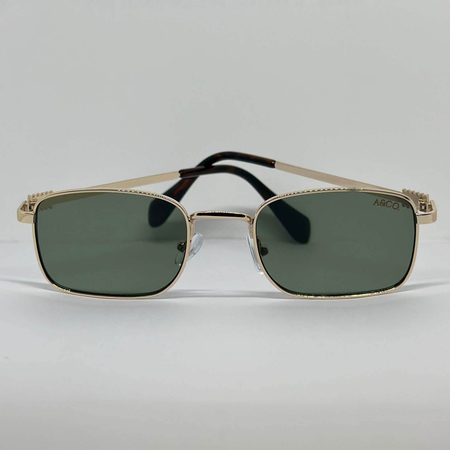 Lentes Londres Verde -Dorado