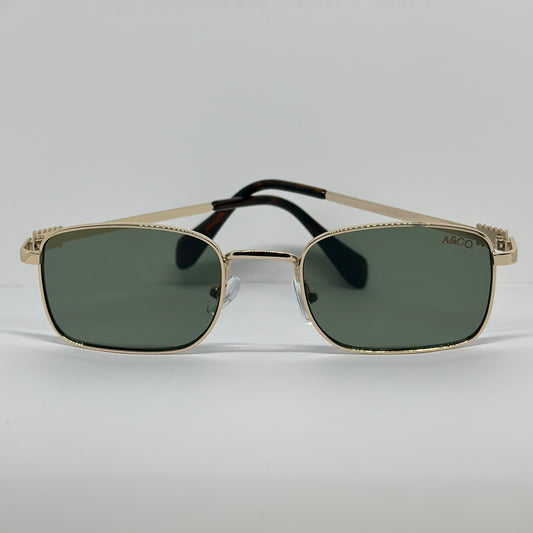 Lentes Londres Verde -Dorado