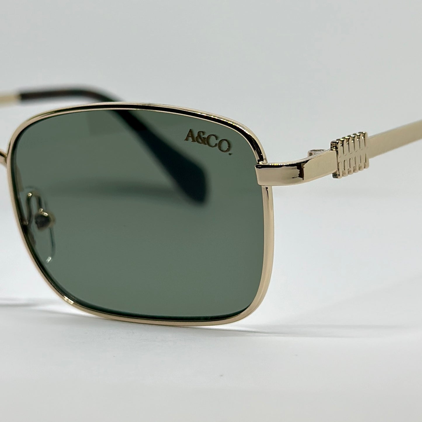 Lentes Londres Verde -Dorado