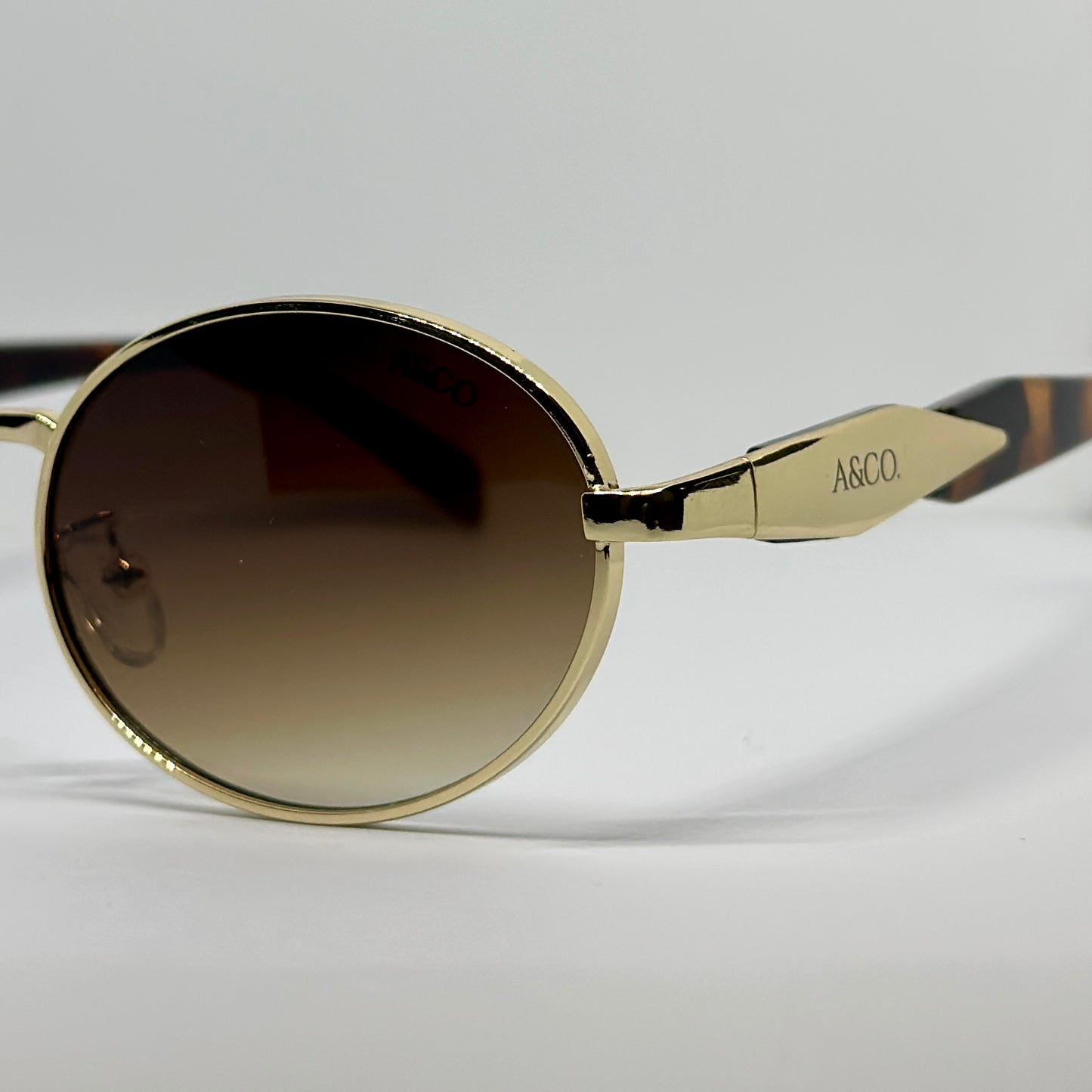 Lentes Praga Café - Dorado